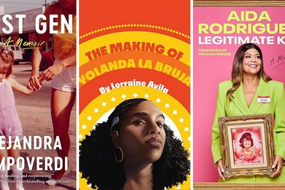 a collage of books by latina authors: first gen by alejandra campoverdi, the making of yolanda la bruja by lorraine avila,  legitimate kid by aida rodriguez, wealth warrior by linda garcia and borderless by jennifer de leon
