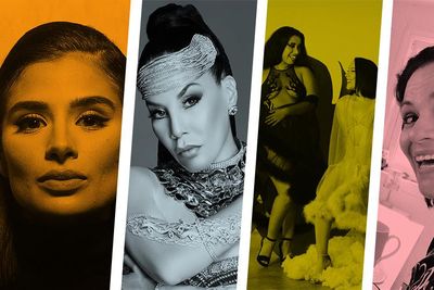 Picture from left to right: Diane Guerrero, Ivy Queen,  Diosa Femme and Mala Munoz, Pam, Janny Perez, Gabby Rivera, and Dr. Jeniree Flores Delgado 