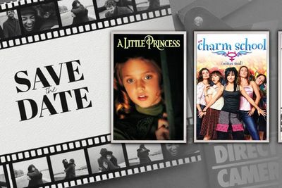 5 Latino-Produced Movies to Watch this Galentine's Day. From left to right, movie covers for: A Little Princess (1995), Niñas Mal (2017), Too Late to Die Young (2018), Real Women Have Curves (2002), and Like Water for Chocolate (1992)
