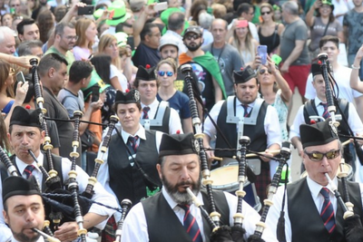 Saint Patrick's Day celebration in Buenos Aires, Argentina