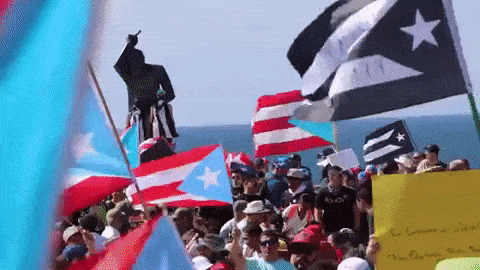 Puerto Rican flags