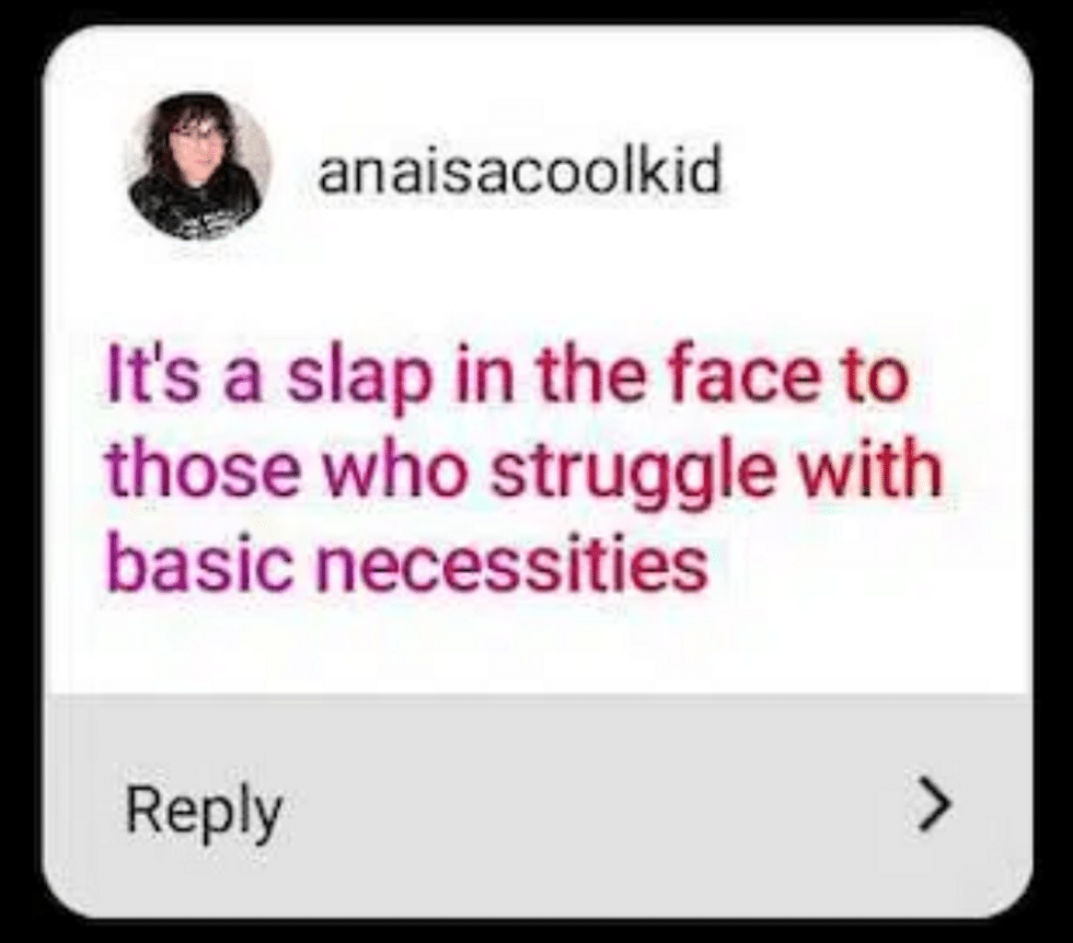 test image screenshot of an instagram poll